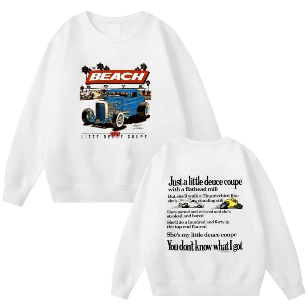90s Beach Boys Little Deuce Coupe 2 Sided Sweatshirts